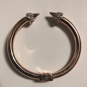 Kinsley Armelle Spike Studded Rose Gold Bracelet